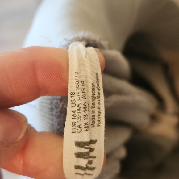 H&M Gray NASA Jogger Sweatpants Size 18 - Picture 3 of 6